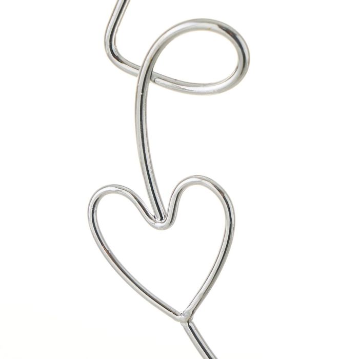 Figurine Décorative Blanc Argenté Céramique Fer 15,7 x 8 x 42,9 cm 2