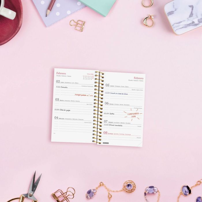 Agenda Finocam DESIGN COLLECTION Goldy Mini 7,9 x 12,7 cm 2026 4