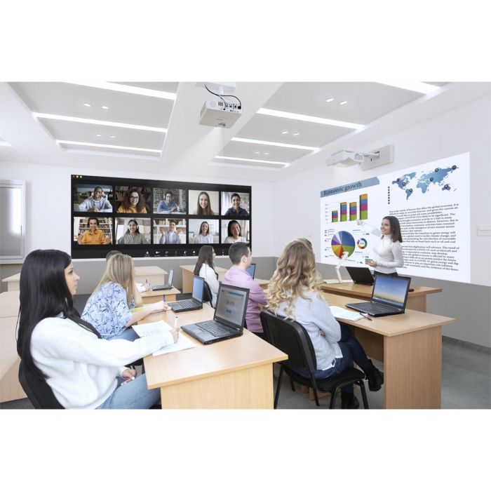 (1920x1080) Epson EB-L265F 3-LCD Laser 4600 Lumen 16:9 VGA HDMI USB composite video Speaker Full HD Black 9