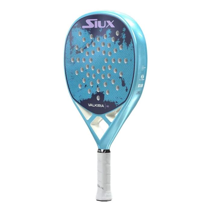 Raquette de Padel Siux Valkiria Go 2025 Bleu Rose Carbone EVA 1
