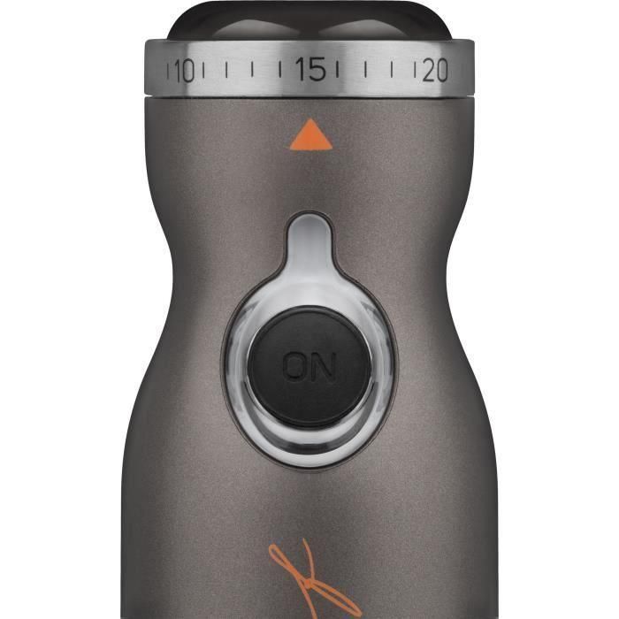 Sencor SHB 5501CH-EUE3 Mixeur plongeant 1200 W, 9 fonctions en 1 avec fouet et hachoir, accessoires inox, gris