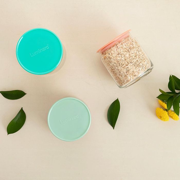 Tarro Vidrio y Tapa Pp Joy Luminarc 1 L (6 Unidades) 3 Tarro Vidrio y Tapa Pp Joy Luminarc 1 L (6 Unidades) 3