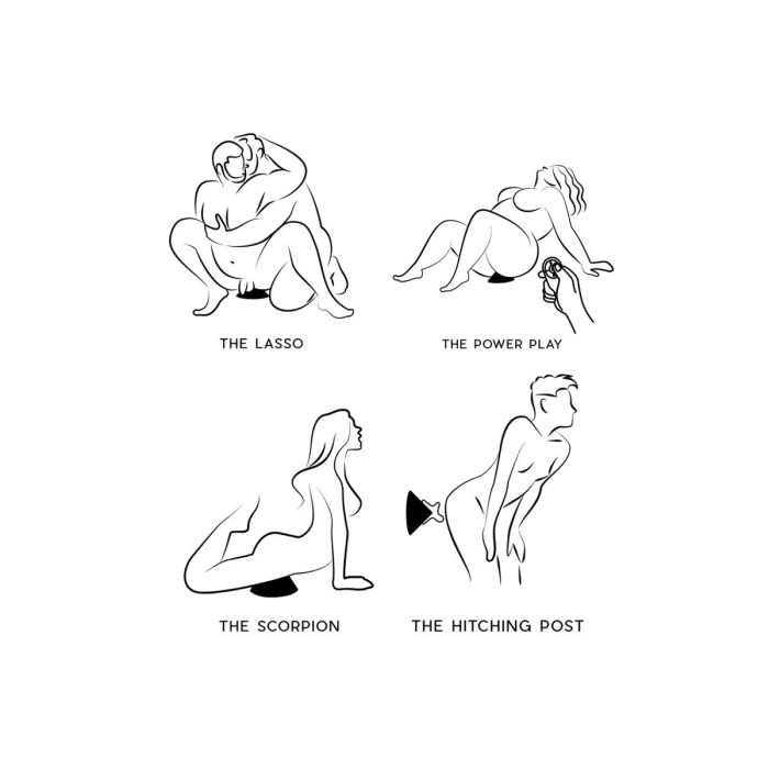 Vibromasseur The Cowgirl Cone Noir 38