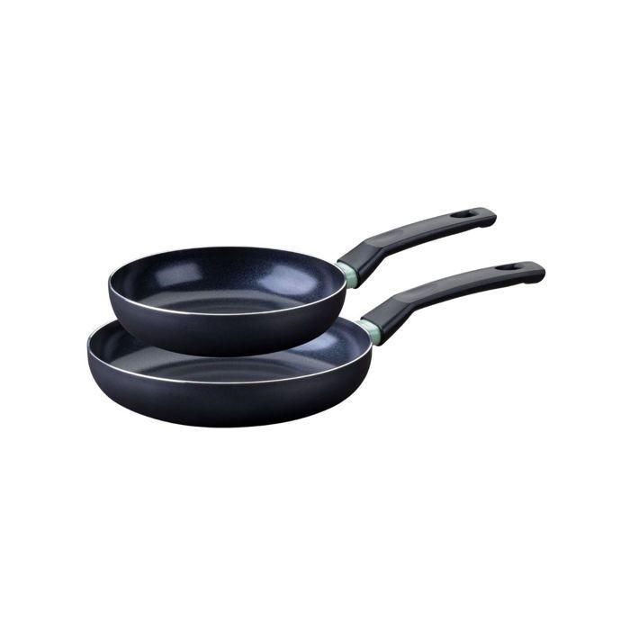 Set de 2 poeles a induction - FACKELMANN - Brandao - Aluminium céramique antiadhésif - Ø 20 et 24 cm 0 Set de 2 poeles a induction - FACKELMANN - Brandao - Aluminium céramique antiadhésif - Ø 20 et 24 cm 0