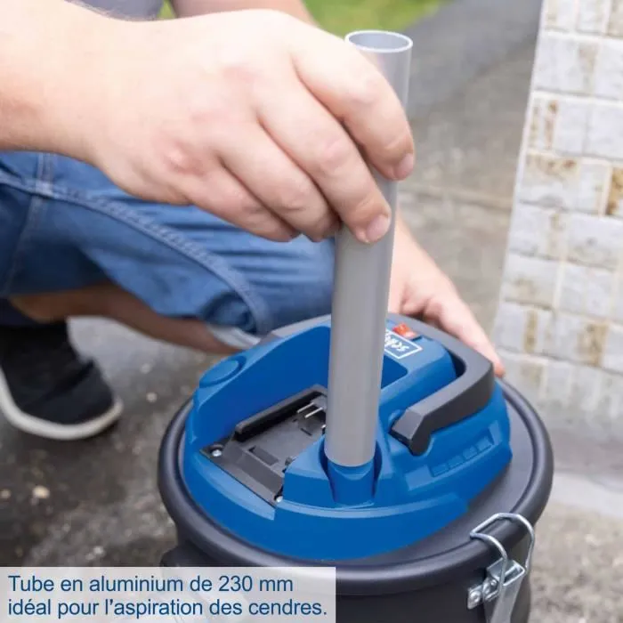 Scheppach Aspirateur à Cendres Sans Fil avec Kit de Démarrage 2Ah C-AVC15-X 1 Scheppach Aspirateur à Cendres Sans Fil avec Kit de Démarrage 2Ah C-AVC15-X 1