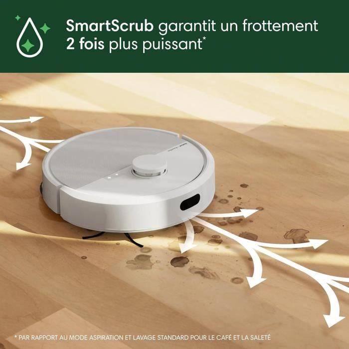 iRobot Roomba Plus 405 Combo Robot + AutoWash - Base Multifonction - Lavage et séchage des lingettes - LiDAR Clearview 5 iRobot Roomba Plus 405 Combo Robot + AutoWash - Base Multifonction - Lavage et séchage des lingettes - LiDAR Clearview 5