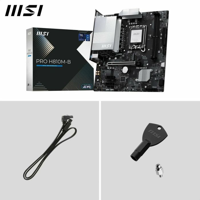 Carte Mère MSI PRO H810M-B LGA 1851 9