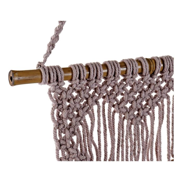 Décoration Suspendue DKD Home Decor Violet Marron Clair Bambou 2 Décoration Suspendue DKD Home Decor Violet Marron Clair Bambou 2
