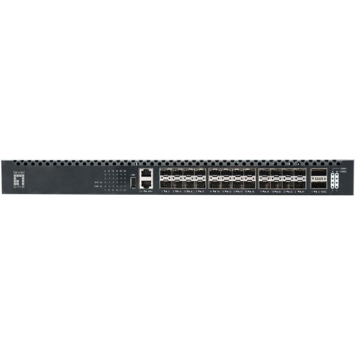 Switch 26x GE XQS-3126 2x40/100GbE 19" 185W 24xPoE 1 Switch 26x GE XQS-3126 2x40/100GbE 19" 185W 24xPoE 1