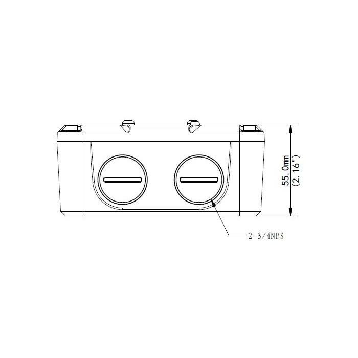 ALLNET Junctionbox/Montagebox for ALL-CAM2496-LEFN 1