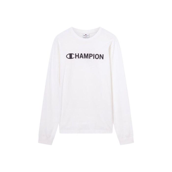 T-shirt à manches longues homme Champion Graphic Shop Blanc 14 ans