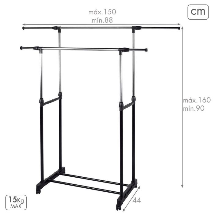 Porte-manteau Max Home Métal (2 Unités) 3