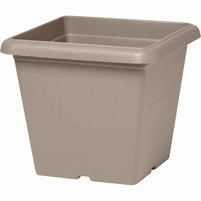 Pot Garden ID Taupe Carré 40 x 35 cm 0 Pot Garden ID Taupe Carré 40 x 35 cm 0
