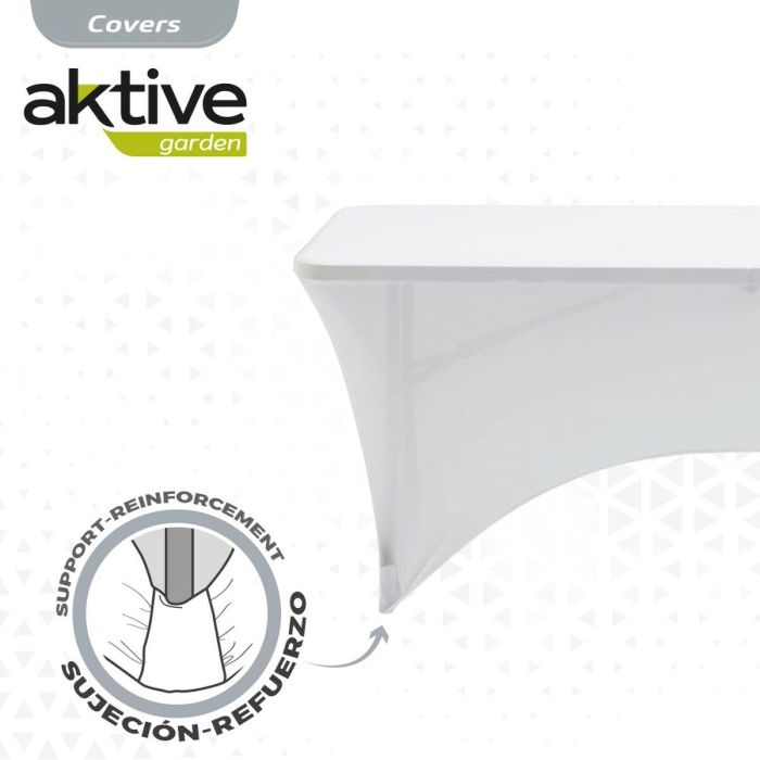 Étui de protection Aktive Blanc 183 x 76 x 76 cm Table Accessoires Voitures Route (6 Unités) 3