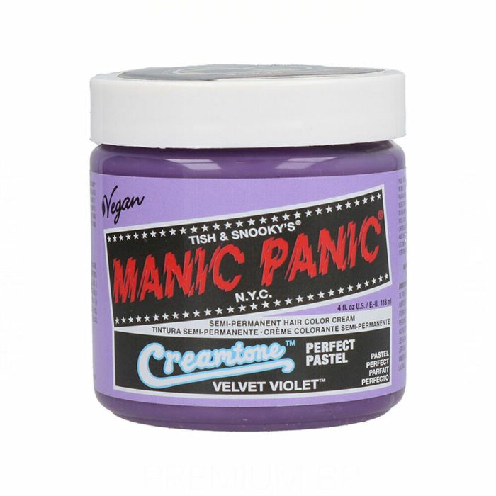 Coloration Semi-permanente Manic Panic Creamtone Velvet Violet (118 ml) 0 Coloration Semi-permanente Manic Panic Creamtone Velvet Violet (118 ml) 0