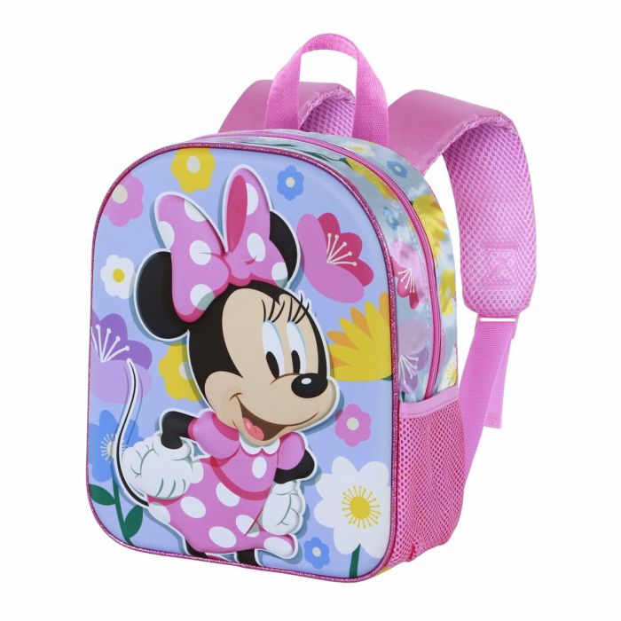 Cartable 3D avec roulettes Minnie Mouse Spring Rose 5