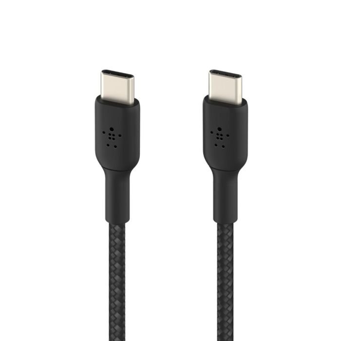 Câble USB-C vers USB-C Belkin CAB004BT2MBK Noir 2 m Câble USB-C vers USB-C Belkin CAB004BT2MBK Noir 2 m