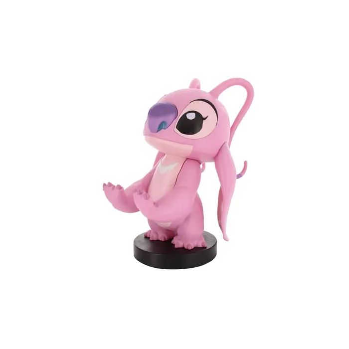 Exquisite Gaming Cable Guys - Figurine-Support Stitch Angel (Disney Lilo & Stitch) - Support de manette, télécommande ou smartphone pour PS5, Xbox Series X|S, Switch - 20 cm