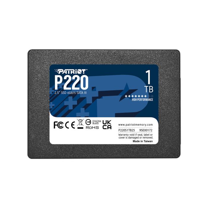 Disque dur Patriot Memory P220 1 TB SSD 0 Disque dur Patriot Memory P220 1 TB SSD 0