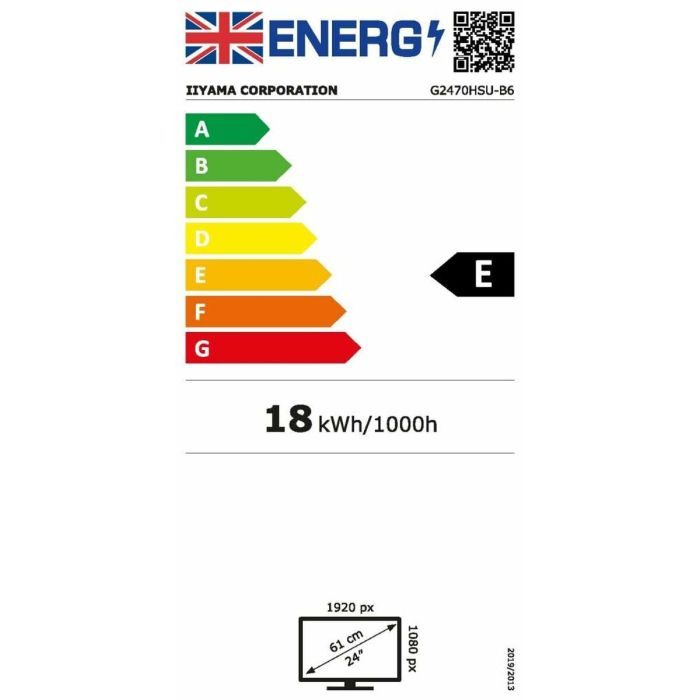 Écran Iiyama G2470HSU-B6 Full HD 23,8" 180 Hz 60 Hz 1