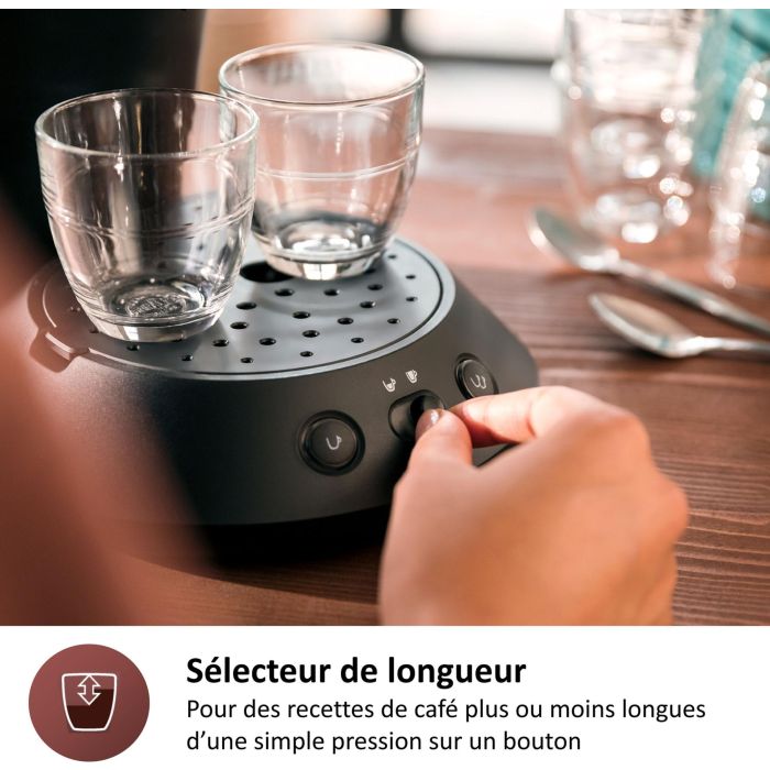 Cafetiere a dosette - PHILIPS - SENSEO - CSA210/61 - Original Plus - Noir intense 3