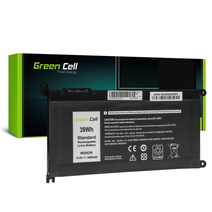 Batterie pour Ordinateur Portable Green Cell DE150 Noir 3400 mAh 0 Batterie pour Ordinateur Portable Green Cell DE150 Noir 3400 mAh 0
