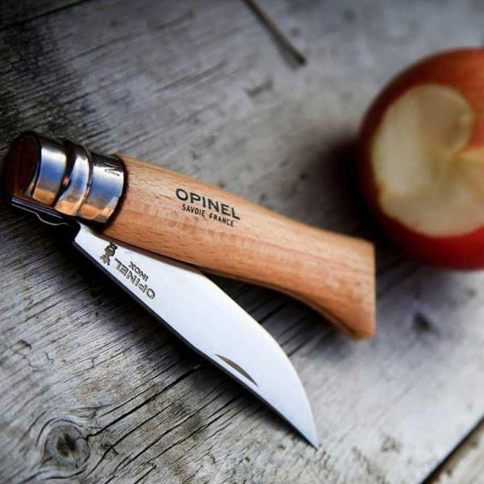 Couteau Opinel Nº8 8,5 cm Acier inoxydable Bois de hêtre 3