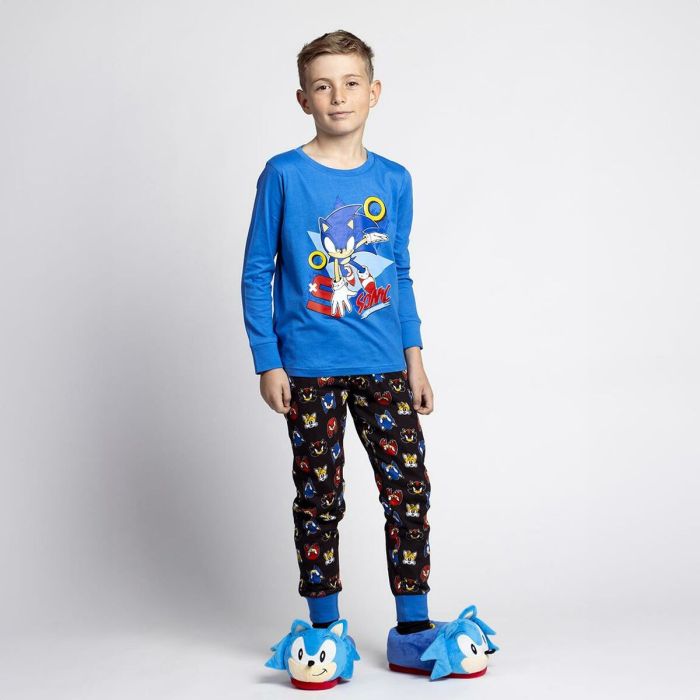 Pyjama Enfant Sonic Bleu 2
