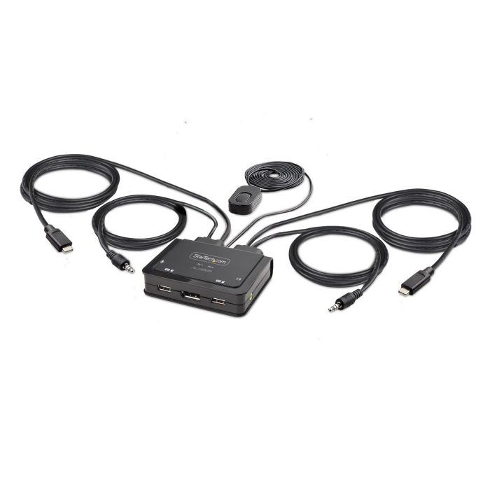 Switch KVM Startech C2-D46-UC2-CBL-KVM 1,2 m 0 Switch KVM Startech C2-D46-UC2-CBL-KVM 1,2 m 0
