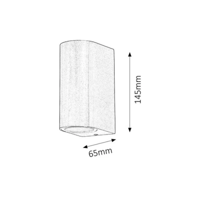 RABALUX Applique Extérieure Chile 2xGU10 IP44 RAB-8019 Moderne Marron Antique Métal Verre 7