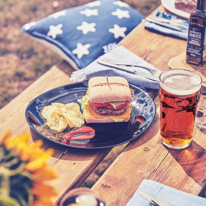 Plato Steak Vidrio Friends Time Luminarc 30x26 cm 3 Plato Steak Vidrio Friends Time Luminarc 30x26 cm 3