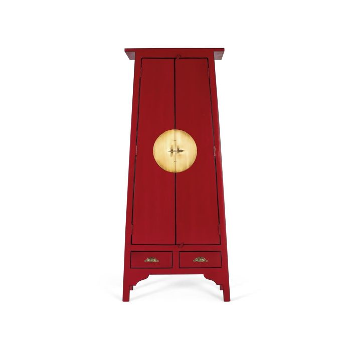 GINER Y COLOMER - Armario 2 Puertas 2 Tiroirs en Bois de Manguier Rouge - 195 x 83 x 40 cm - Meuble de Rangement Solide et Élégant Sans Montage 0 GINER Y COLOMER - Armario 2 Puertas 2 Tiroirs en Bois de Manguier Rouge - 195 x 83 x 40 cm - Meuble de Rangement Solide et Élégant Sans Montage 0