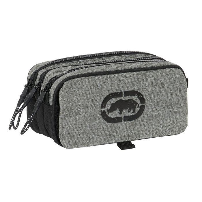 Trousse Fourre-Tout Triple Eckō Unltd. Rhino Noir Gris 21,5 x 10 x 8 cm 0 Trousse Fourre-Tout Triple Eckō Unltd. Rhino Noir Gris 21,5 x 10 x 8 cm 0