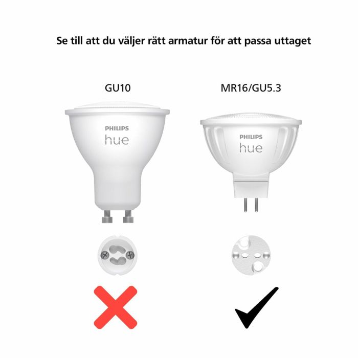 Lampe LED Philips Blanc G 35 W GU5.3 400 lm (2200K) (6500 K) 9