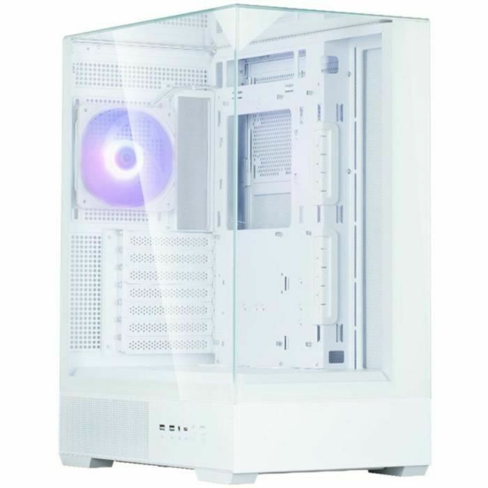 Boîtier ATX semi-tour Zalman P40 PRISM WHITE Blanc