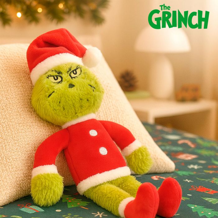 Jouet Peluche The Grinch Rouge Polyester Tissu Peluche (12 Unités) 1