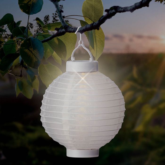 Lampion Lumineo Blanc Nylon 1