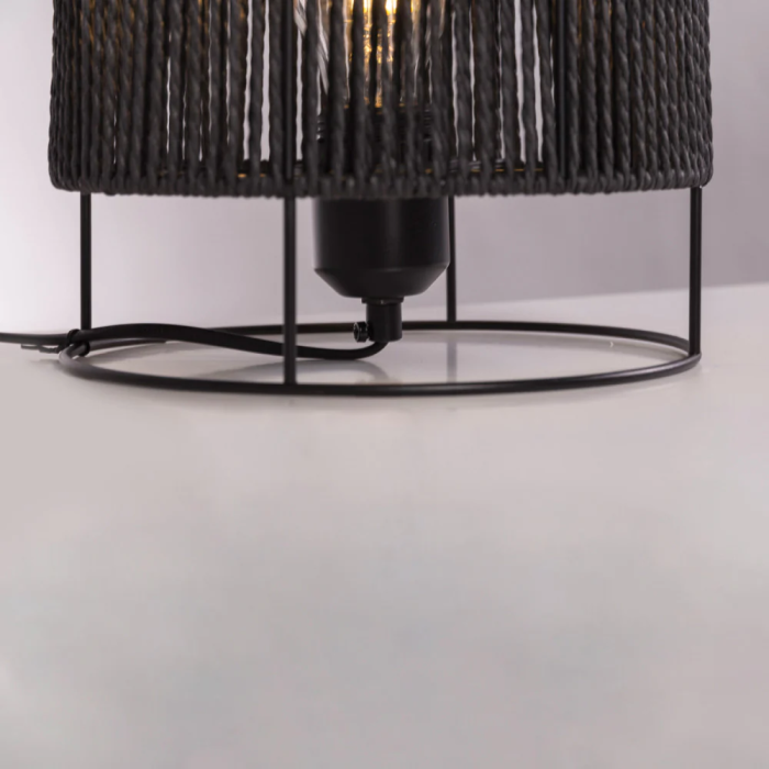 Lampe de Table "Bayamo" SKD-T1019 en Rotin, Style Naturel Boho-Chic 4