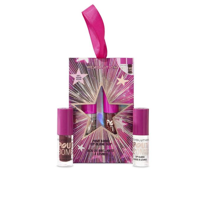 Revolution Make Up Pout Bomb Gloss À Lèvres Volumisant Lot De 2