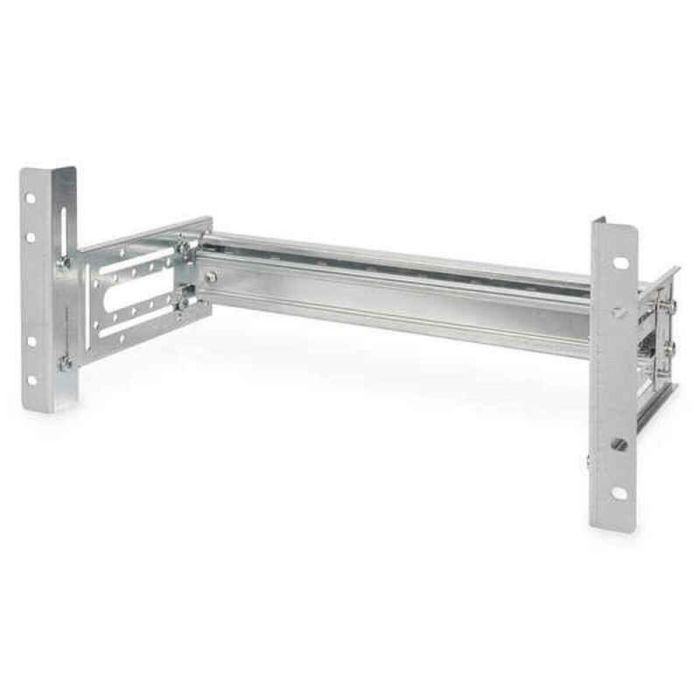 Digitus Support de rail DIN 4HE 19" (483mm) Acier Galvanisé Argent