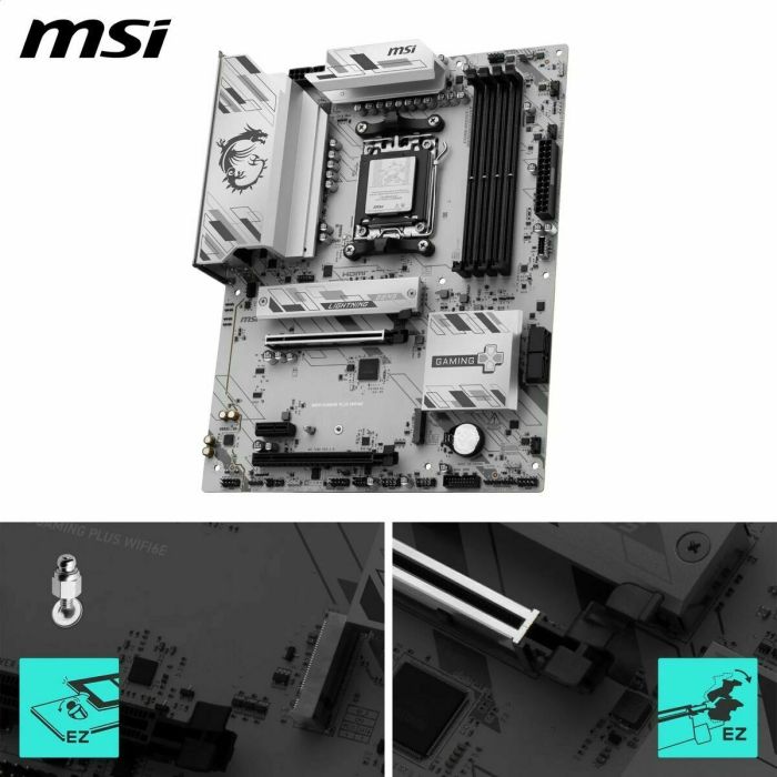 Carte Mère MSI B850 GAMING PLUS WIFI6E AMD AM5 5