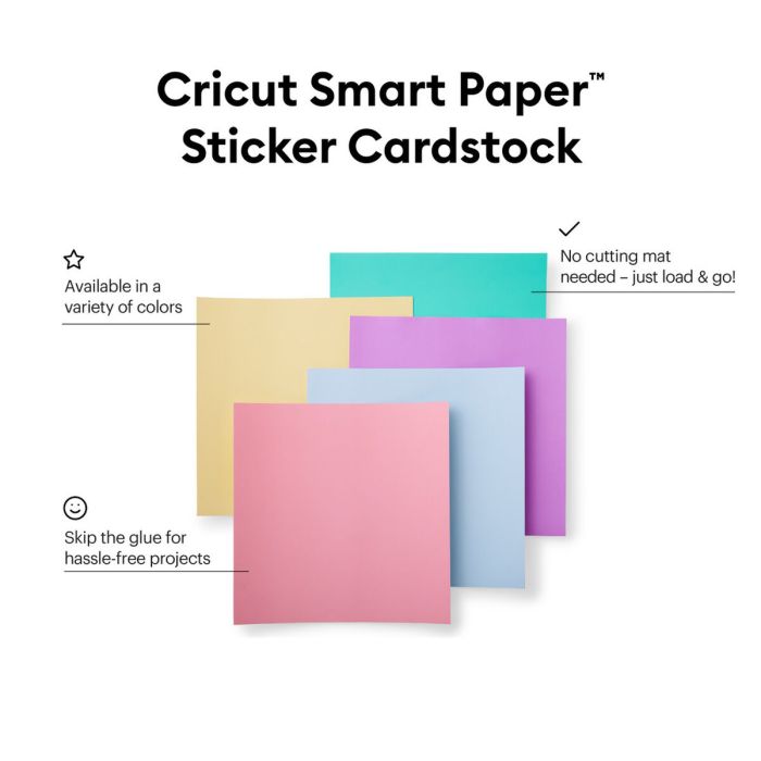 Carton autocollant pour plotter de découpe Cricut Smrt Multicouleur (10 Unités) 3 Carton autocollant pour plotter de découpe Cricut Smrt Multicouleur (10 Unités) 3