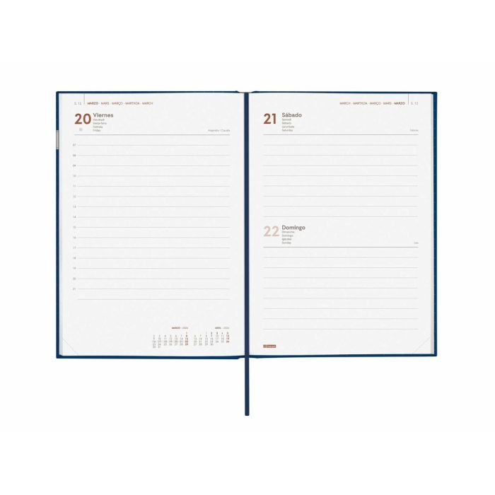 Agenda Finocam Bleu A5 14 x 20,4 cm 2