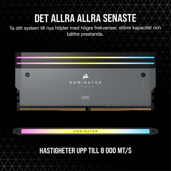 Mémoire RAM Corsair 64 GB DDR5 SDRAM DDR5 6000 MHz cl30 6 Mémoire RAM Corsair 64 GB DDR5 SDRAM DDR5 6000 MHz cl30 6