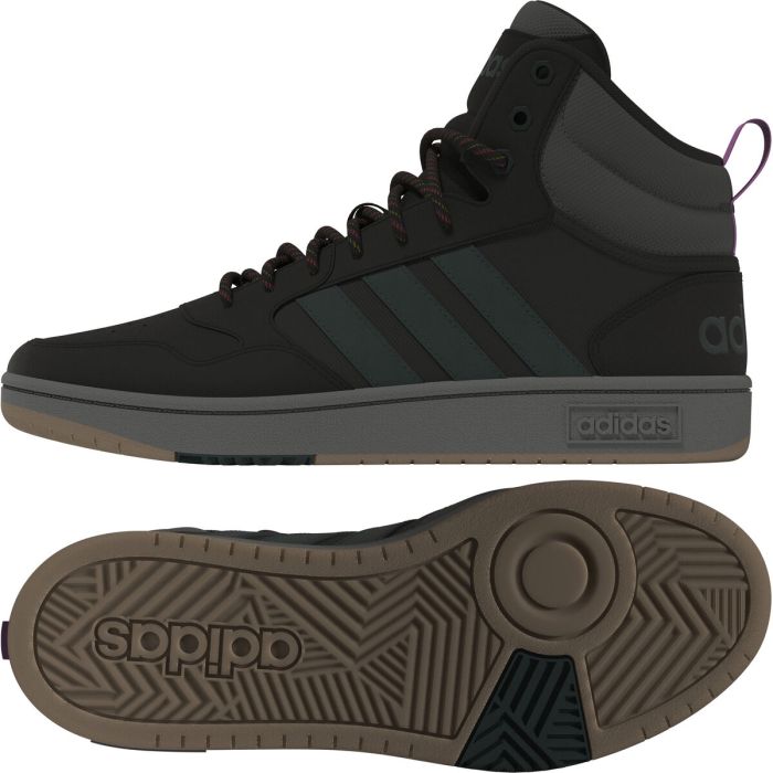 Baskets Casual pour Femme HOOPS 3.0 MID Adidas GZ6681 Noir 1 Baskets Casual pour Femme HOOPS 3.0 MID Adidas GZ6681 Noir 1