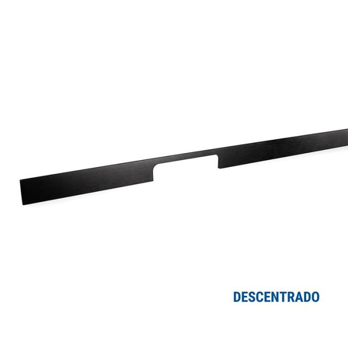 Tirador Aluminio Peak Acabado Negro Cepillad Dist. Agujero Dist. 1120Mm. Viefe 2