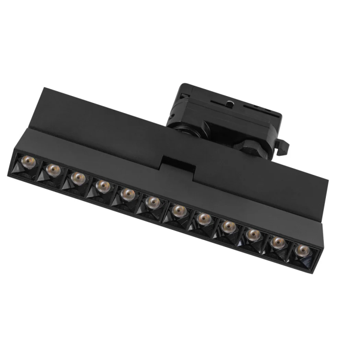 TRIAC Projecteur LED Triphasé sur Rail 12W 1200Lm CCT (Blanc Froid, Naturel, Chaud) TRIAC 1916-TL-12W-3F-CCT 1