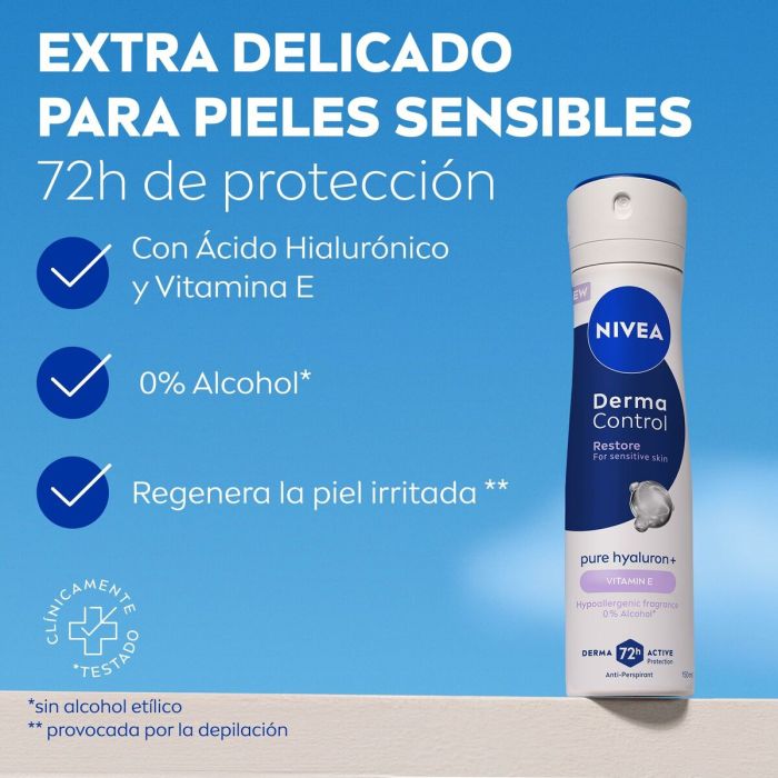 Spray déodorant Nivea DERMA PROTECT 250 ml 2 Spray déodorant Nivea DERMA PROTECT 250 ml 2