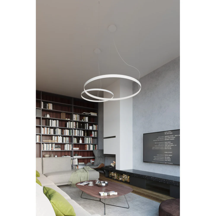 Lampe suspendue LED Circulaire SOL-TH RIO 55 3000K, 40mm x 8mm Minimaliste Fabrication Polonaise 9 Lampe suspendue LED Circulaire SOL-TH RIO 55 3000K, 40mm x 8mm Minimaliste Fabrication Polonaise 9