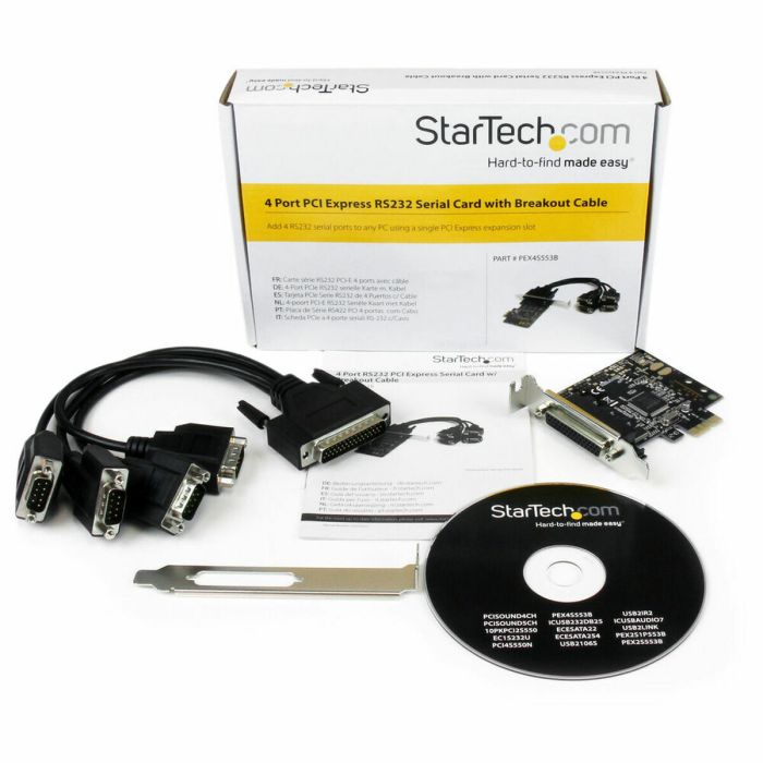 Carte PCI Startech PEX4S553B 1 Carte PCI Startech PEX4S553B 1